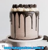 Hatay Şeffaf çikolatalı çilekli yaş pasta