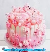 Hatay Şeffaf doğum günü yaş pastası